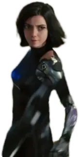 😏 Alita Alita: Battle Angel Cyberpunk, Cyborg, Anime, Mangá, Ficção científica, Battle Angel whatsapp sticker