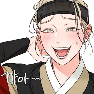 👄 꺄아~ 만화, 그림, 캐릭터, 귀여운, 애니메이션, 만화 telegram sticker
