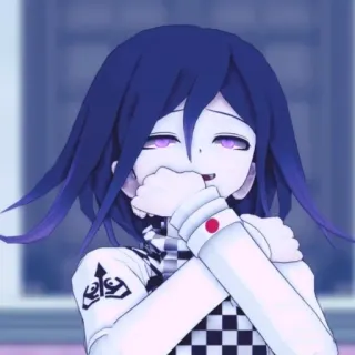🥵 Kokichi Oma Danganronpa V3: Killing Harmony Аниме, Danganronpa, Кокичи Ома, Персонаж, Видеоигра, Визуальная новелла telegram sticker