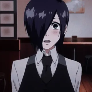 🌟 Touka Kirishima Tokyo Ghoul Anime, Charakter, Tokyo Ghoul, Touka, Kirishima, Manga whatsapp sticker