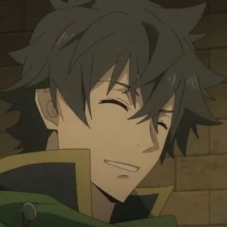 😇 Naofumi Iwatani The Rising of the Shield Hero Anime, Personaggio, Sorridendo, Felice, Naofumi Iwatani, The Rising of the Shield Hero telegram sticker