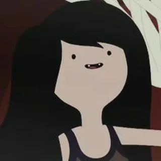 🖤 Marceline Adventure Time Мультфильм, Вампир, Марселин, Время приключений, Персонаж telegram sticker