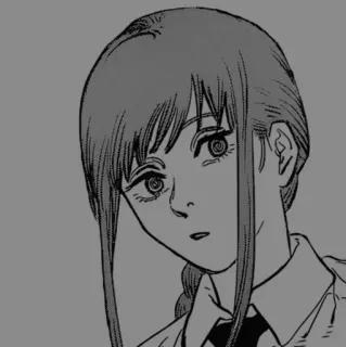 ➰ Makima Chainsaw Man Makima, Chainsaw Man, Anime, Manga, Charakter, Weiblich telegram sticker