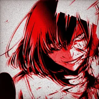 🦋 Anime, Mangá, Sangue, Terror, Gore telegram sticker