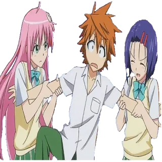 👥 anime, cartoon, fight, conflict, characters, manga telegram sticker