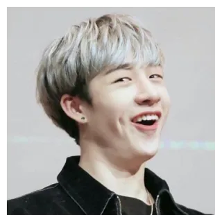 😏 persona, sonrisa, retrato, hombre, feliz, coreano whatsapp sticker