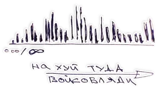 📢 НА ХУЙ ТУДА ВОЮВАЛИ russian swear, offensive, slur telegram sticker
