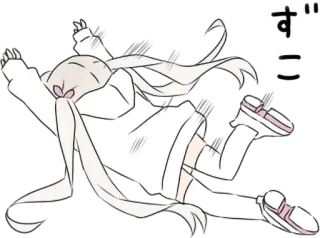 💀 す… anime, girl, cute, kawaii, japanese, cartoon telegram sticker