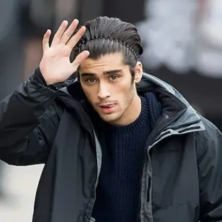 🔦 Zayn Malik zanger, beroemdheid, portret, knap, man telegram sticker