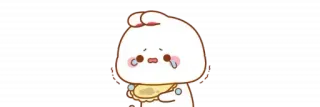 🦋 crying, sad, cute, cartoon, emoji telegram sticker