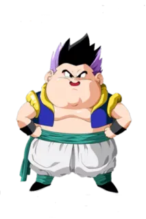 😀 Gotenks Dragon Ball Gotenks, Dragon Ball, anime, character, fusion telegram sticker