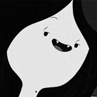 🖤 Marceline Adventure Time Мультфильм, Вампир, Марселин, Время приключений, Анимация telegram sticker