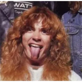 Dave Mustaine telegram stickers