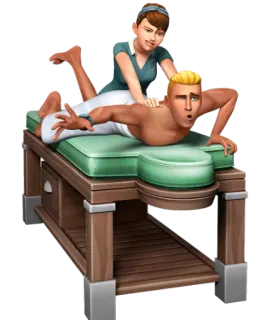 😯 massage, spa, relaxing, wellness, treatment telegram sticker