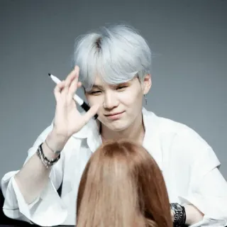 ☁️ Suga Suga, BTS, K-POP, ミン・ユンギ, アイドル, ミュージシャン telegram sticker