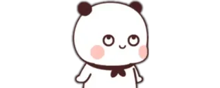🔰 panda, cute, cartoon, sticker telegram sticker