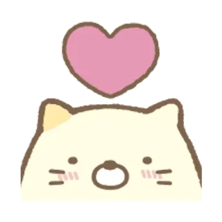 🐨 gato, corazón, lindo, amor, animal, kawaii telegram sticker