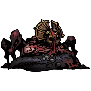 ☠ череп, хоррор, жесть, кровь, темное фэнтези, монстр telegram sticker