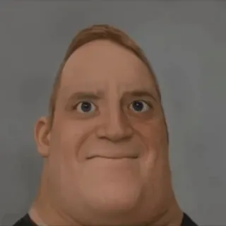 🤨 Mr. Incredible The Incredibles мистер исключительный, суперсемейка, мультфильм, pixar, disney telegram sticker