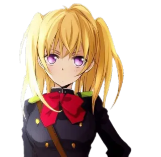 😶 Anime, Meisje, Blond, Karakter, Vrouwelijk telegram sticker