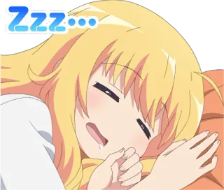 😴 Zzz... dormire, anime, zzz, stanco, sognare telegram sticker