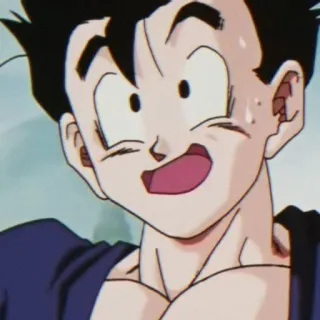 🔥 Gohan Dragon Ball 动漫, 七龙珠, 悟饭, 角色, 孙悟饭 telegram sticker