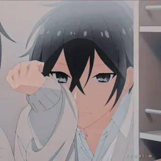 🖤 动漫, 男孩, 可爱, 漫画, 角色, 肖像 telegram sticker