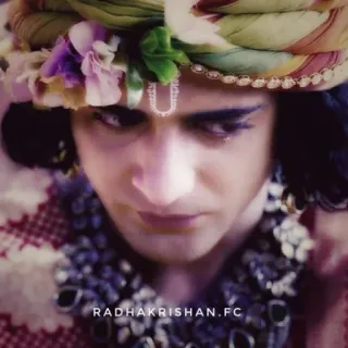 😔 Krishna RADHAKRISHAN.FC Hinduism, Indian culture, Radha Krishna, deity, spiritual, religious telegram sticker