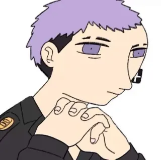 😐 Аниме, Персонаж, Манга, Мультфильм, Рисунок, Искусство telegram sticker