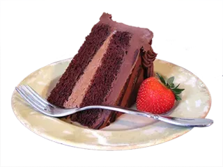 😲 gâteau, chocolat, fraise, dessert, nourriture whatsapp sticker