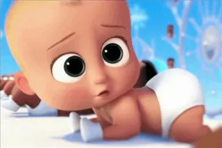 ☹ Boss Baby The Boss Baby Baby, Cartoon, Niedlich, Animation, The Boss Baby whatsapp sticker