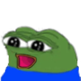 🥰 Pepe the Frog pepe, frog, meme, internet meme, cartoon, funny telegram sticker