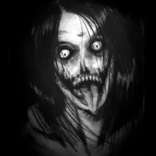 😙 Jeff the Killer horor, menakutkan, seram, monster, mimpi buruk telegram sticker