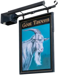 🍻 Goat Tavern goat, tavern, sign, animal, bar telegram sticker