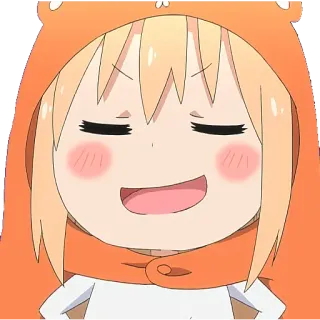 😃 Umaru Doma Himouto! Umaru-chan umaru, anime, manga, carino, cartoni animati, felice telegram sticker