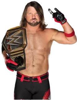 🤘 AJ Styles борец, чемпион, борьба, спорт, атлет, WWE whatsapp sticker