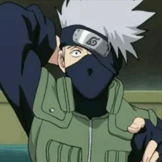 ⚡️ Kakashi Naruto anime, manga, Kakashi, Naruto, ninja, character, cartoon telegram sticker