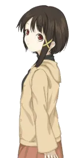 Lain Iwakura whatsapp stickers