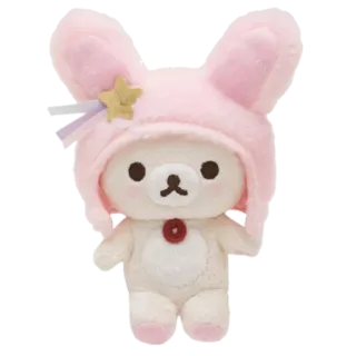 🐰 orso, peluche, carino, kawaii, Rilakkuma, costume telegram sticker