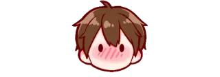 ☺️ Anime, Chibi, Słodkie, Rumieniec, Kawaii telegram sticker