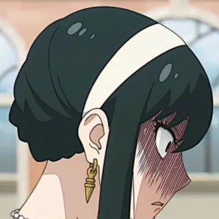 🗡 Yor Forger Spy x Family Anime, Yor Forger, Spy x Family, Dessin animé telegram sticker