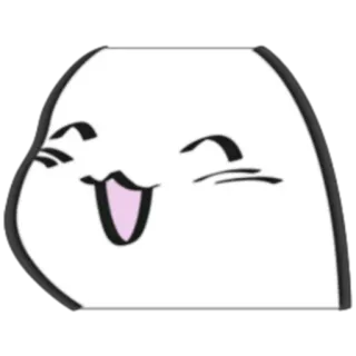 😄 Dessin animé, Drôle, Blob, Mignon, Joyeux, Personnage, Expression whatsapp sticker