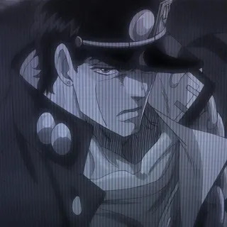 😒 Jotaro Kujo JoJo's Bizarre Adventure Anime, Manga, Jotaro, JoJo's Bizarre Adventure, Karakter, Animasi Jepang telegram sticker