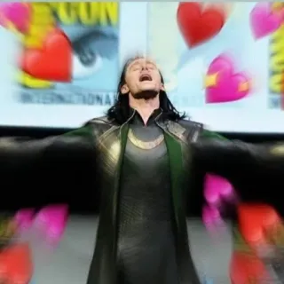 😍 Loki loki, marvel, character, movie, superhero, comic, villain telegram sticker