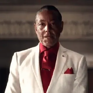 😂 Giancarlo Esposito Far Cry 6 méchant, dictateur, antagoniste, jeu, leader whatsapp sticker