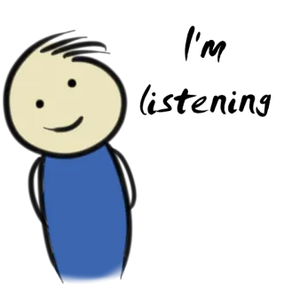 😌 kreskówka, postać, ilustracja, patyczak, buźka, prosty, rysunek telegram sticker