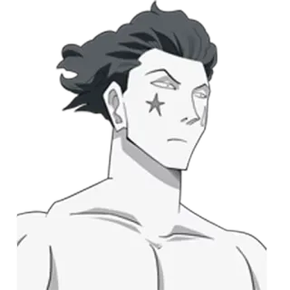 😑 Hisoka Hunter x Hunter Anime, Hisoka, Hunter x Hunter, Postać telegram sticker