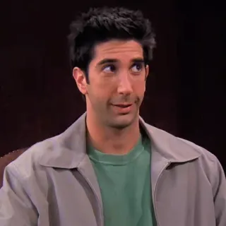 🙄 Ross Geller Friends Ross, Friends, Sitcom, Série TV, David Schwimmer telegram sticker
