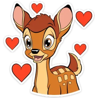 Бемби :: @TgSticker whatsapp stickers