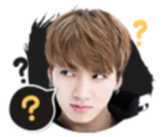 🤔 domanda, persona, testa, curioso telegram sticker